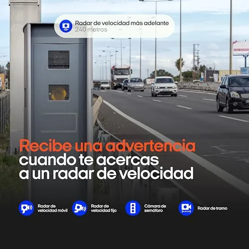OOONO ▫️ Co-Driver 1 – Alertas de perigo em tempo real | Sem subscrição | Bateria de lítio de 3 V de longa duração | Compatível com Apple CarPlay e Android Auto 2