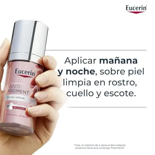 Eucerin ▫️ Anti-Pigment Dual Serum (30 ml), sérum facial concentrado antimanchas para uma pele uniforme e suave, tratamento com ácido hialurónico e tiamidol, para todos os tipos de pele 6