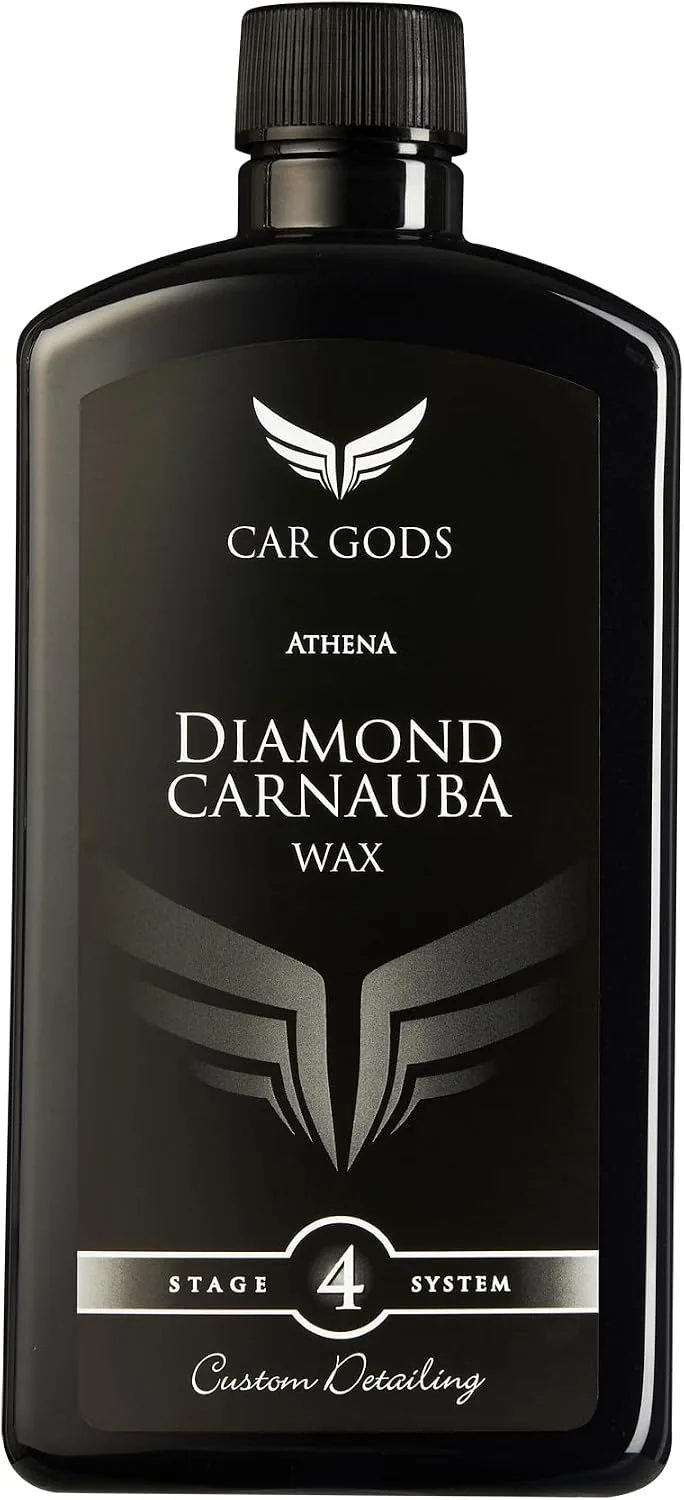 Car Gods ▫️ Athena Cera de Carnaúba Diamond, 500 ml – Alto brilho, fórmula hidrofóbica e proteção duradoura sem deixar marcas