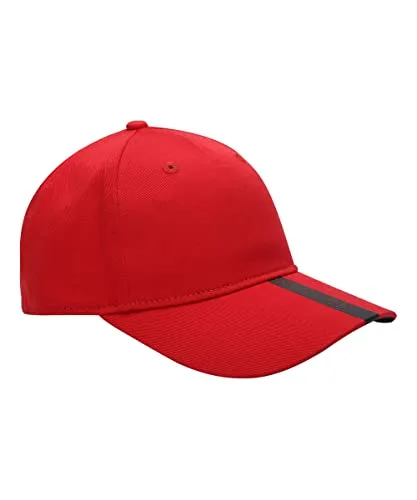 PUMA ▫️ Boné Unissexo para Adulto, Vermelho-Preto, Tamanho único 3