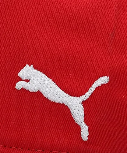 PUMA ▫️ Boné Unissexo para Adulto, Vermelho-Preto, Tamanho único 5