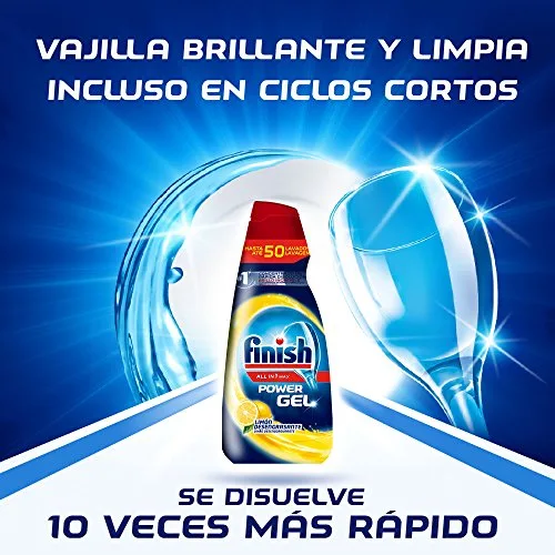Finish ▫️ Gel All in 1 Max Power para máquina de lavar louça - 210 lavagens - Aroma a limão 3