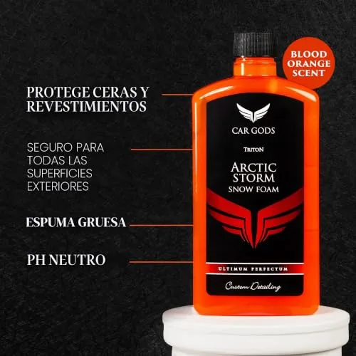 Car Gods ▫️ Triton Champô Ultra Espumoso para Carros - Limpeza Profunda - Para utilizar com lança de espuma - 500 ml 4