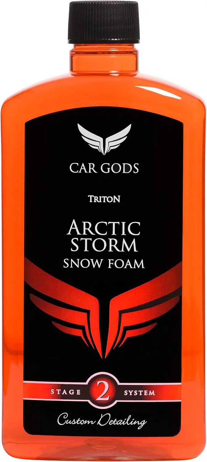 Car Gods ▫️ Triton Champô Ultra Espumoso para Carros - Limpeza Profunda - Para utilizar com lança de espuma - 500 ml