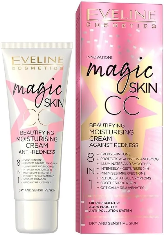 EVELINE COSMETICS ▫️ Magic Skin CC Crème Hidratante para o Rosto 8 em 1 50 ml 50 ml