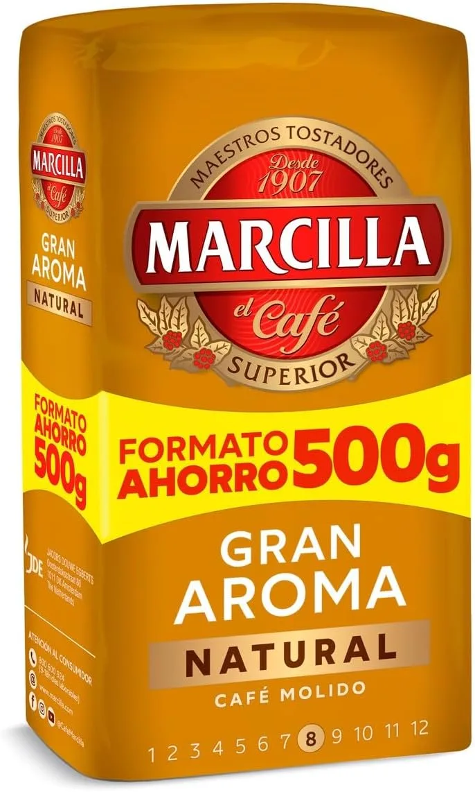 Marcilla ▫️ Gran Aroma Café Moído : Natural : 500g