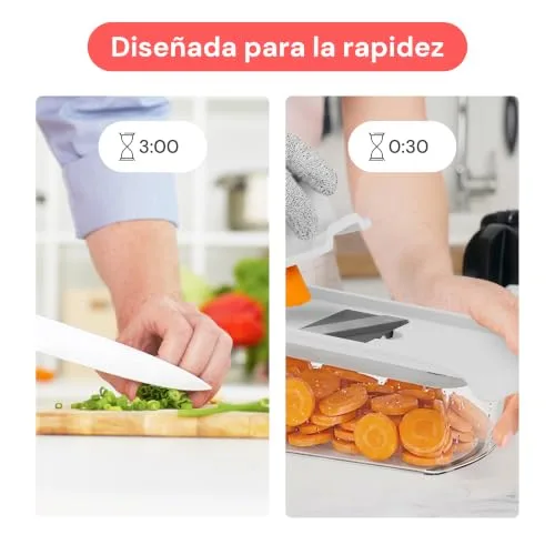 fullstar ▫️ Pro - Mandolina de cozinha, cortador em juliana e ralador 6 em 1 3