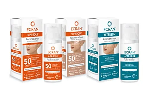 Ecran ▫️ Sunnique - Protetor Facial Antimanchas FPS 50+ com Niacinamida - 50 ml 5