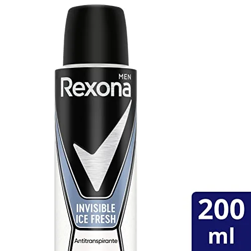 Rexona ▫️ Invisible Desodorizante em Aerossol Antitranspirante para homem Ice 200 ml - Embalagem de 6 unidades. 2