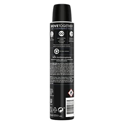 Rexona ▫️ Invisible Desodorizante em Aerossol Antitranspirante para homem Ice 200 ml - Embalagem de 6 unidades. 3