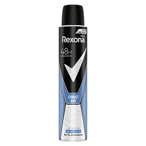 Rexona ▫️ Desodorizante em Aerossol Antitranspirante para homem Cobalt Dry 200 ml - Embalagem de 6 unidades. 2