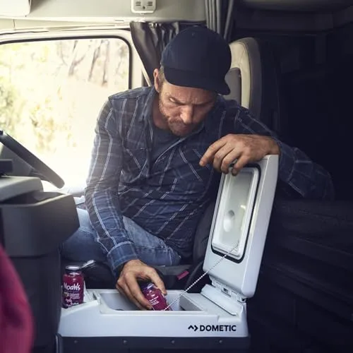 Dometic ▫️ TropiCool TCX 21 Frigorífico Elétrico Portátil, 20 l, mini-frigorífico para carro, camião, barco e autocaravana, 12/24 V e 230 V 4