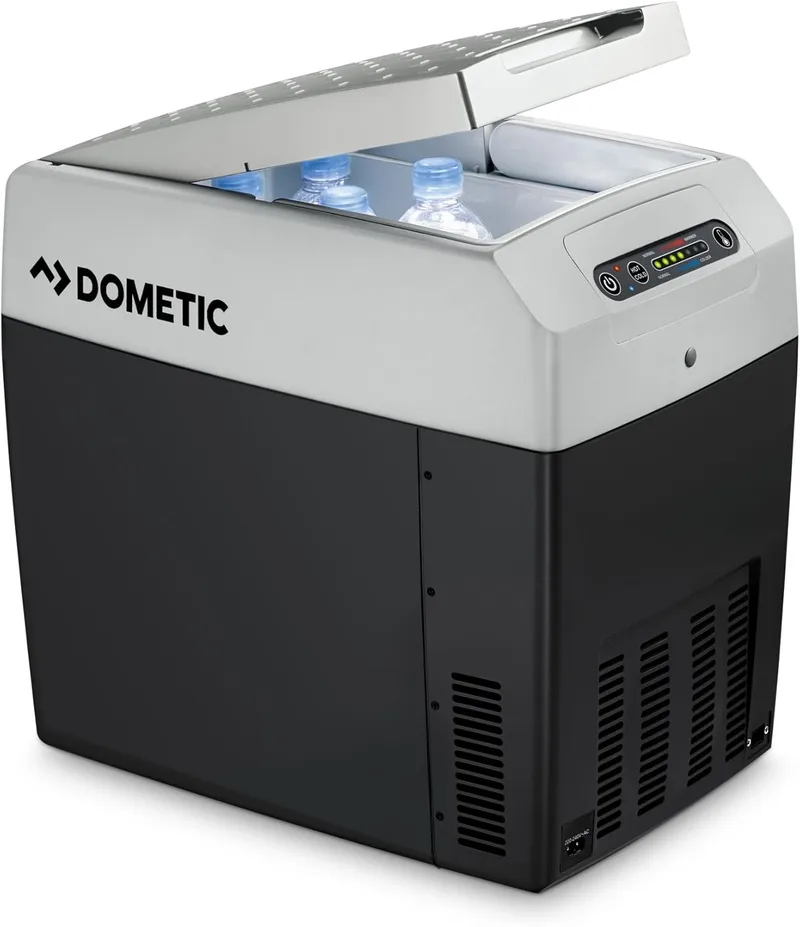Dometic ▫️ TropiCool TCX 21 Frigorífico Elétrico Portátil, 20 l, mini-frigorífico para carro, camião, barco e autocaravana, 12/24 V e 230 V