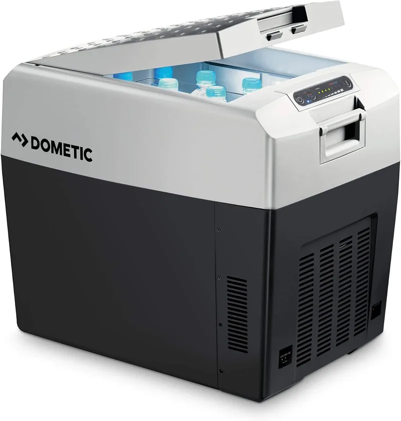 Dometic ▫️ TropiCool TCX 35 Frigorífico Elétrico Portátil, 33 l, mini-frigorífico para carro, camião, barco e autocaravana, 12/24 V e 230 V