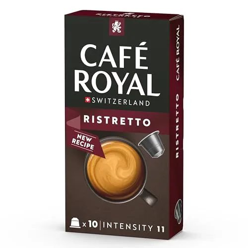 Café Royal ▫️ Ristretto - Cápsulas para máquina de café Nespresso (100 unidades, intensidade 9/10, com certificação UTZ, em alumínio) 2