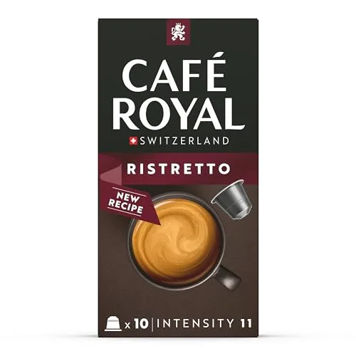 Café Royal ▫️ Ristretto - Cápsulas para máquina de café Nespresso (100 unidades, intensidade 9/10, com certificação UTZ, em alumínio) 3