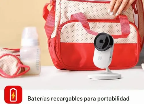 KODAK ▫️ Cherish C120 - Câmara para bebés com aplicação móvel de alta resolução, com possibilidade de zoom à distância e áudio bidirecional 4