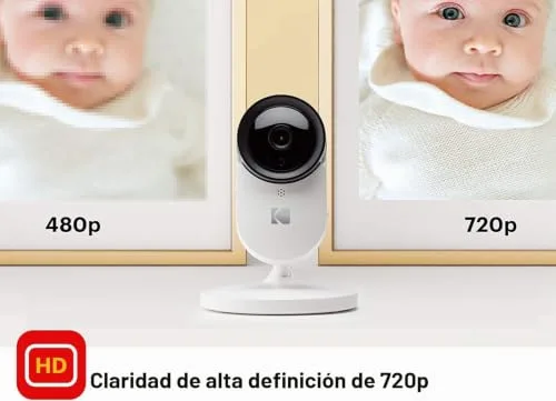 KODAK ▫️ Cherish C120 - Câmara para bebés com aplicação móvel de alta resolução, com possibilidade de zoom à distância e áudio bidirecional 5