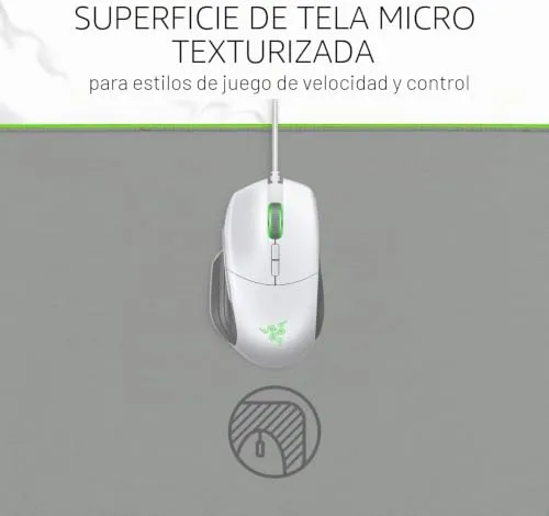 Razer ▫️ Goliathus Extended Chroma - Tapete para rato (compatível com o Synapse 3, base de borracha antiderrapante, suporte para cabos, 255 x 355 x 3 mm) Mercury 4