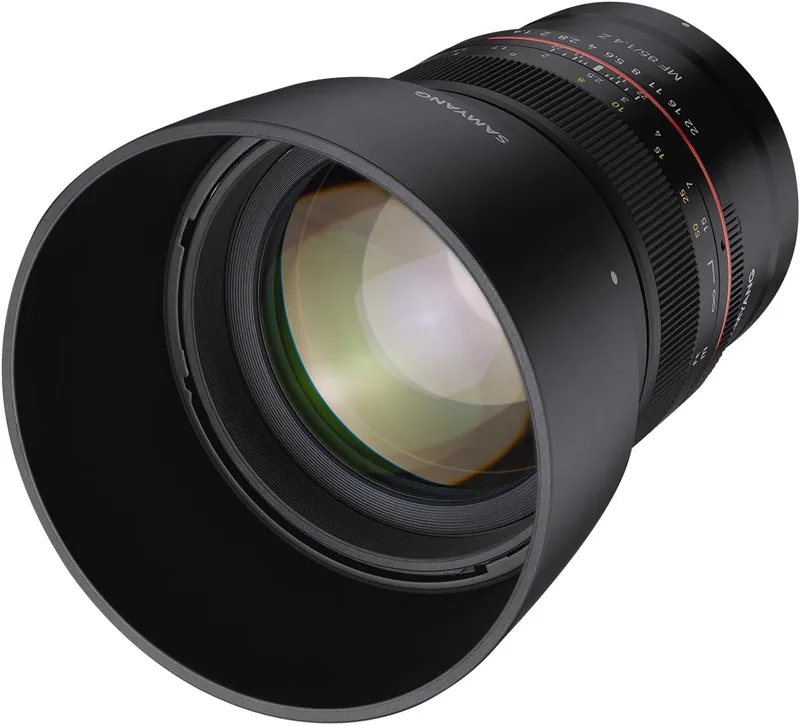 Samyang ▫️ SA3702 - Objetiva MF para câmara Nikon Z (85 mm, F1.4) preta