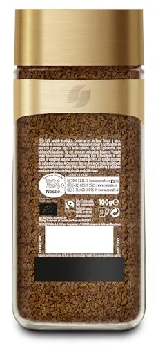 Nescafe ▫️ NESCAFÉ GOLD ORGANIC: aroma e sabor, café solúvel 100% arábica, certificado pela Fairtrade, frasco de vidro, 100 g 3
