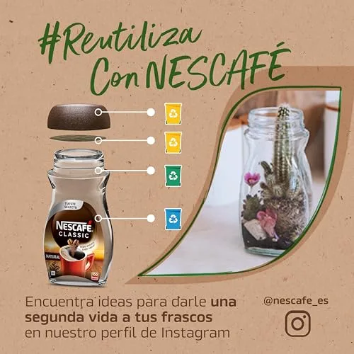 Nescafe ▫️ NESCAFÉ GOLD ORGANIC: aroma e sabor, café solúvel 100% arábica, certificado pela Fairtrade, frasco de vidro, 100 g 6