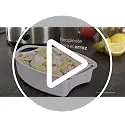 Cecotec ▫️ Vaporizador elétrico Vapovita 3000 Inox, 3 recipientes independentes, taça para cozinhar arroz, suportes para cozinhar ovos, temporizador de 60 minutos, 2 entradas laterais de água, cinzento, 800 W 6