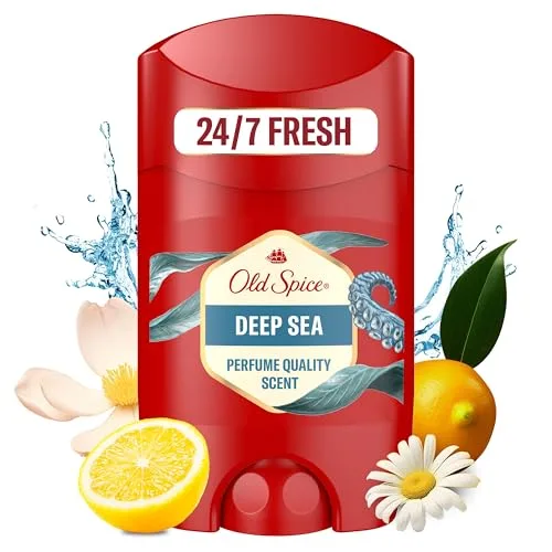 Old Spice ▫️ Deep Sea Desodorizante em barra para homem sem alumínio, 6x50 ml 2