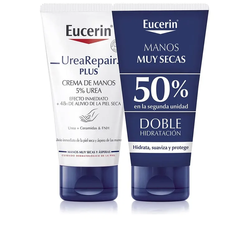 Eucerin ▫️ Urea Repair Creme para as Mãos 2x75 ml