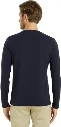 Tommy Hilfiger ▫️ Camiseta de manga comprida para homem, elástica, corte justo, em algodão 2
