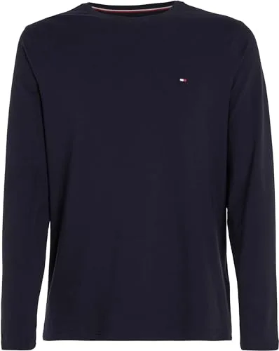 Tommy Hilfiger ▫️ Camiseta de manga comprida para homem, elástica, corte justo, em algodão 6
