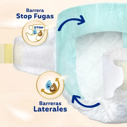 DODOT ▫️ Fraldas Sensitive para bebé, Tamanho 6 (+13 kg), 117 fraldas + 4 calças Activity de oferta, N.º 1 em proteção da pele Embalagem mensal 5