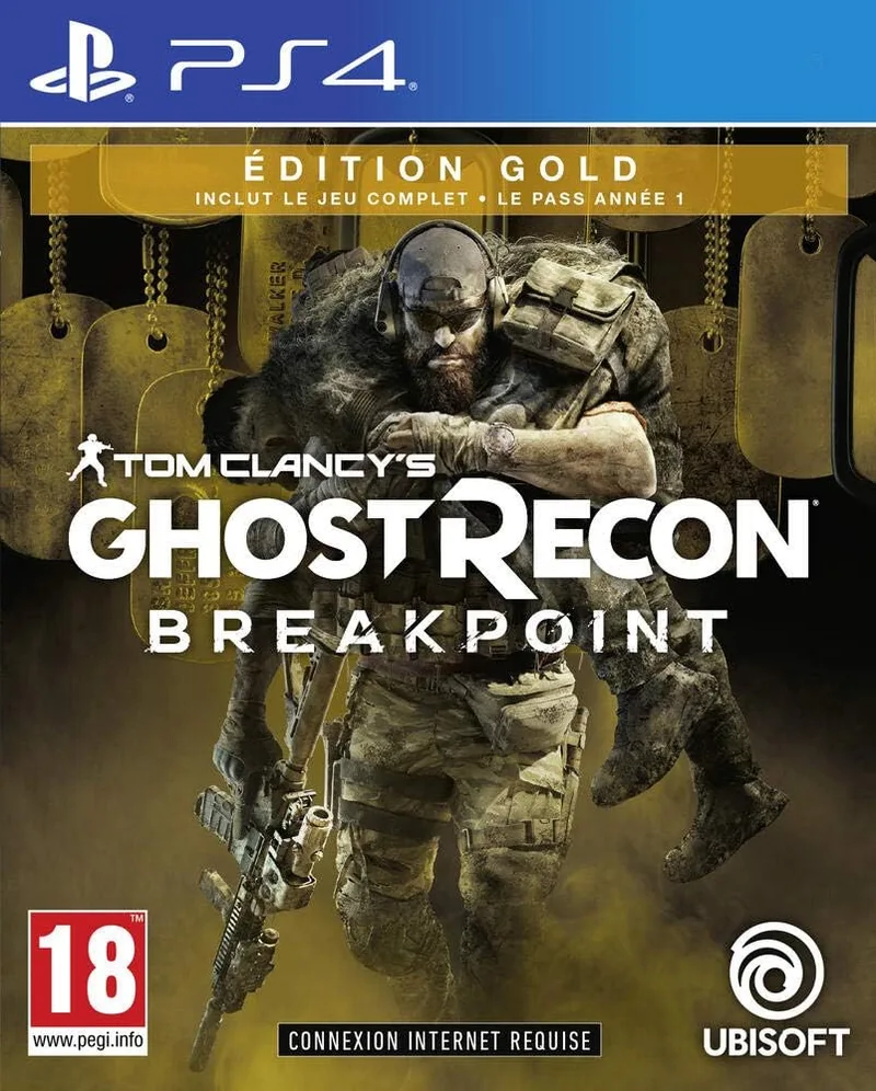 Ubisoft ▫️ Ghost Recon: Breakpoint - Edição Gold para PS4 [Importação da França]