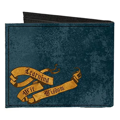 Buckle-Down ▫️ Carteira dobrável em lona «» para homem da coleção Harry Potter, Carteira dobrável em lona - Harry Potter 2