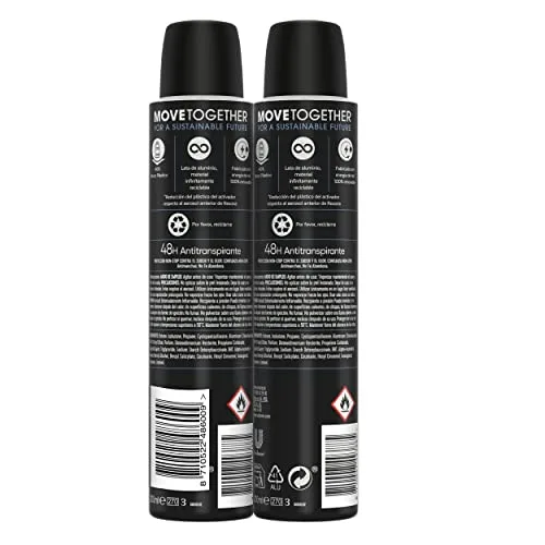 Rexona ▫️ Invisible Desodorizante em Aerossol Antitranspirante para homem Ice Pack - Pacote de poupança 2 x 200 ml () 2