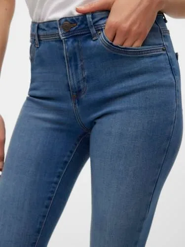 VERO MODA ▫️ Vmtanya Mr S Piping Jeans Vi349 Ga Noos - Calças de ganga skinny para mulher 3