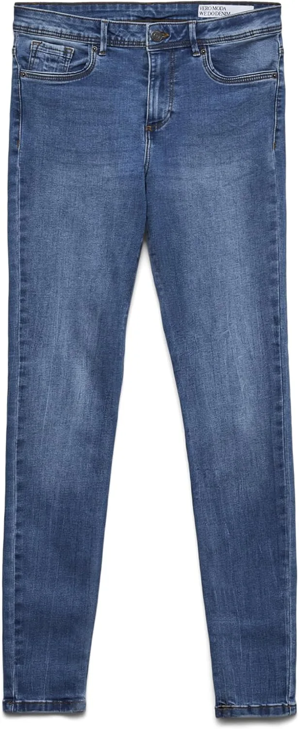 VERO MODA ▫️ Vmtanya Mr S Piping Jeans Vi349 Ga Noos - Calças de ganga skinny para mulher
