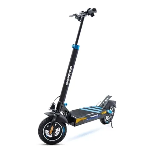 SMARTGYRO ▫️ Speedway - Patinete elétrico para adultos com motor de 500 W e 48 V, bateria de 12 500 mAh, suspensão dupla reforçada, travões de disco, 4 piscas, scooter, 3 modos de condução 2