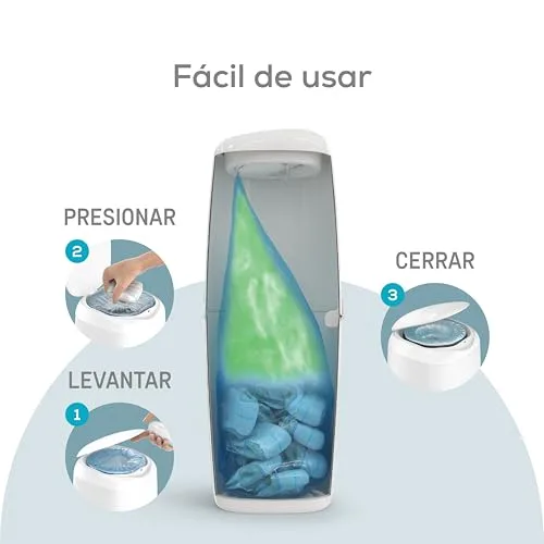 Angelcare ▫️ Classic XL - Cesto para fraldas com recarga para 1 mês 4