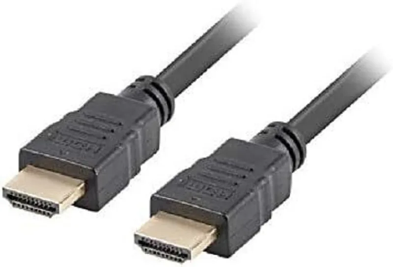 LANBERG ▫️ CABO HDMI CA-HDMI-11CC-0018-BK CONECTORES MACHO/MACHO RESOLUÇÃO ATÉ 3840 2160 30HZ com CANAL ETHERNET 1,8 METROS, Preto