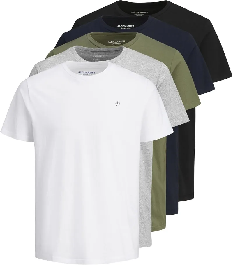JACK & JONES ▫️ T-Shirt T-Shirt com decote em O liso
