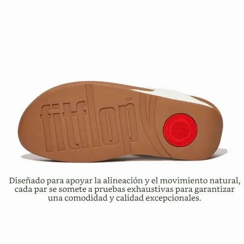 Fitflop ▫️ Lulu Leather Toepost, Sandálias com Plataforma para Mulher, Preto, 36 EU 3