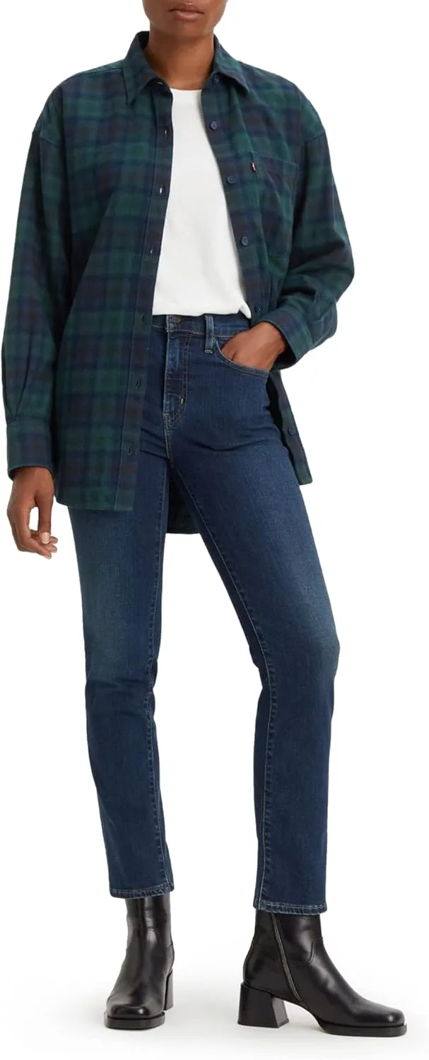 Levi's ▫️ 724 High Rise Straight - Calças de ganga para mulher