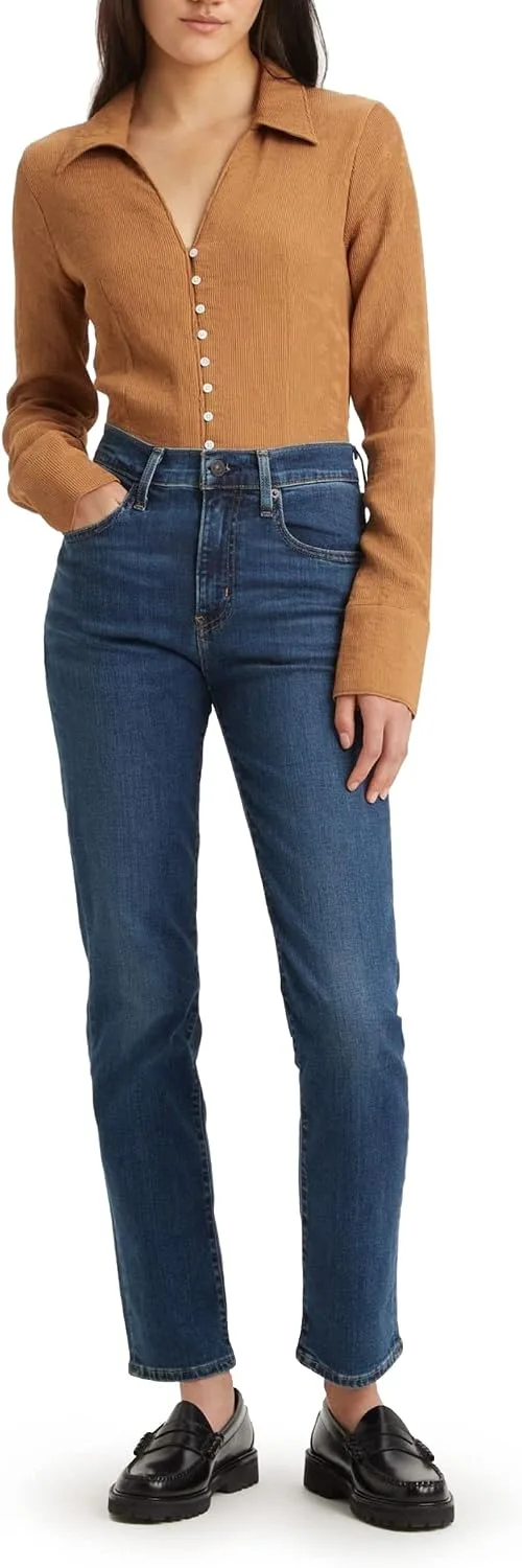 Levi's ▫️ 724 High Rise Straight - Calças de ganga para mulher