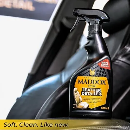Maddox Detail ▫️ Produto de limpeza para bancos de couro de automóvel Leather Detailer 500 ml 6