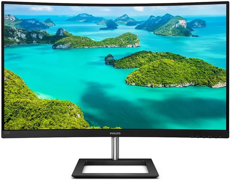 PHILIPS ▫️ Monitores 322E1C/00 - 32"" Curvo 1500R, Full HD, 75 Hz, VA, FreeSync (1920x1080, D-Sub, HDMI 1x1.4, DisplayPort 1x1.2)"