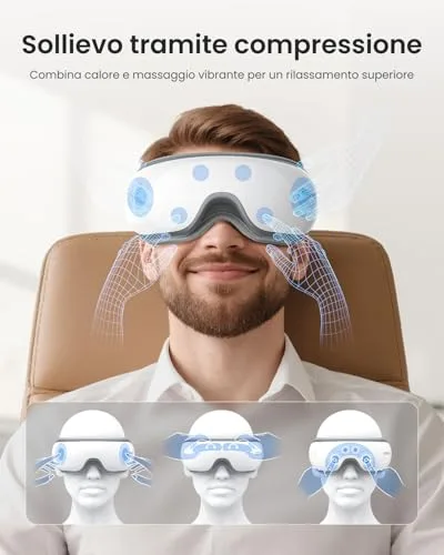 RENPHO ▫️ Massajador ocular com calor, máscara de massagem ocular com calor 4
