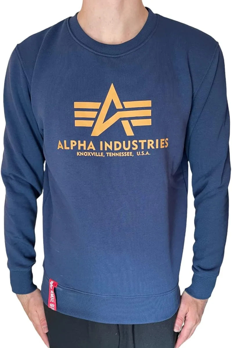 ALPHA INDUSTRIES ▫️ Sweatshirt 178302np para homem