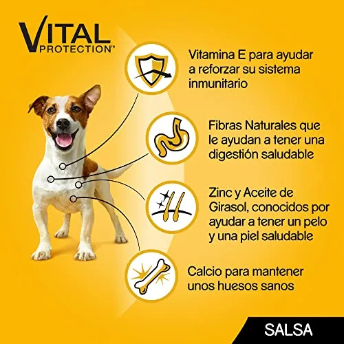 Pedigree ▫️ Comida húmida para cães, sabores variados em molho, embalagem múltipla (4 embalagens x 12 saquetas x 100 g) 4