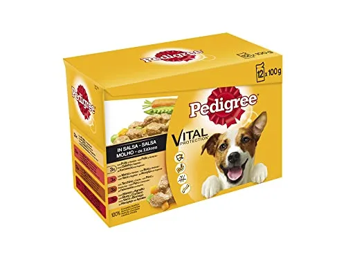 Pedigree ▫️ Comida húmida para cães, sabores variados em molho, embalagem múltipla (4 embalagens x 12 saquetas x 100 g) 6